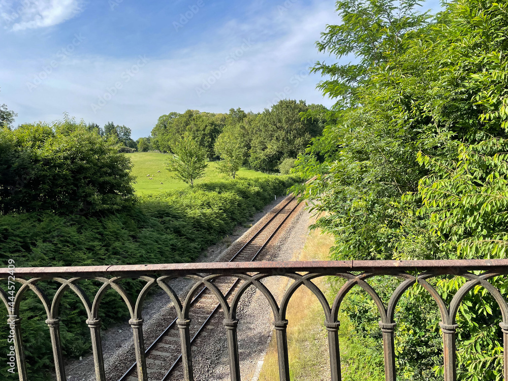 Fototapeta premium Passage sur le chemin de fer