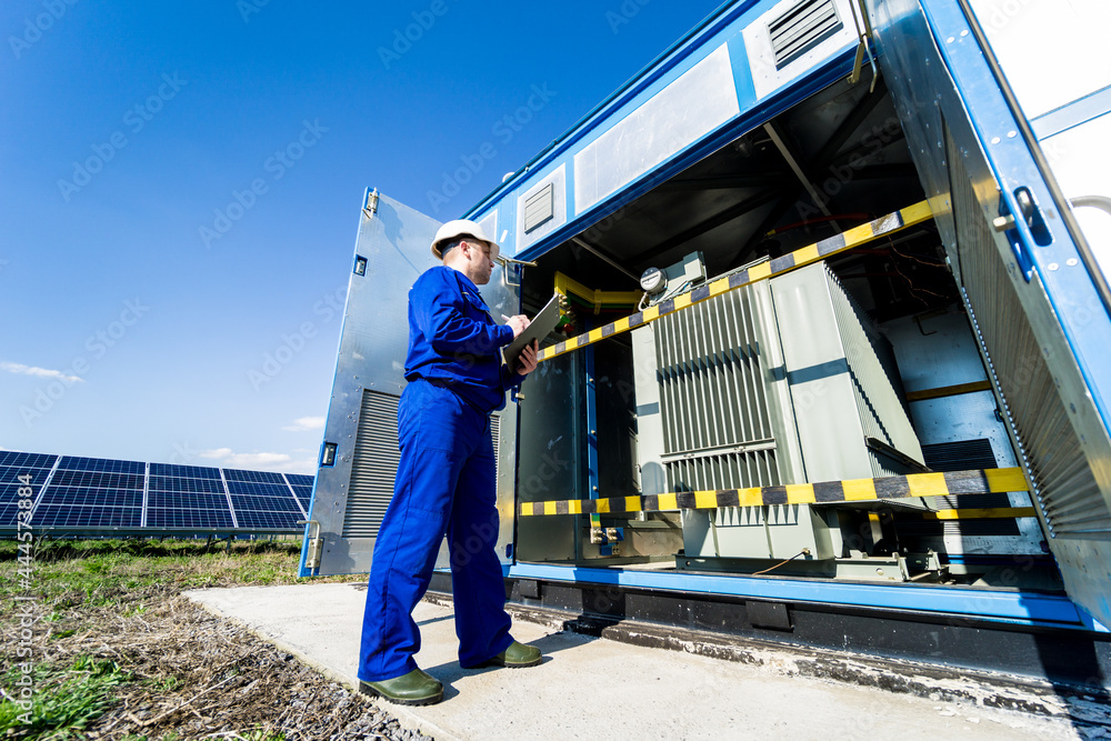 Execution of electrical measuring works on the power transformer