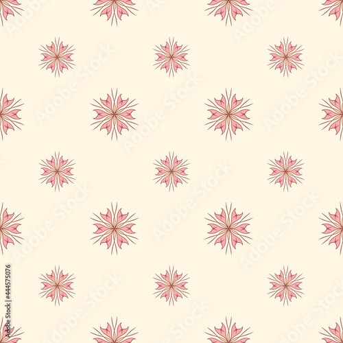 colorful hand-drawn seamless pattern. repeat pattern for packaging, gift wrapper, textile, fabric, carpet, curtains, and others. patterns added to the swatch panel. © spotlightstudio