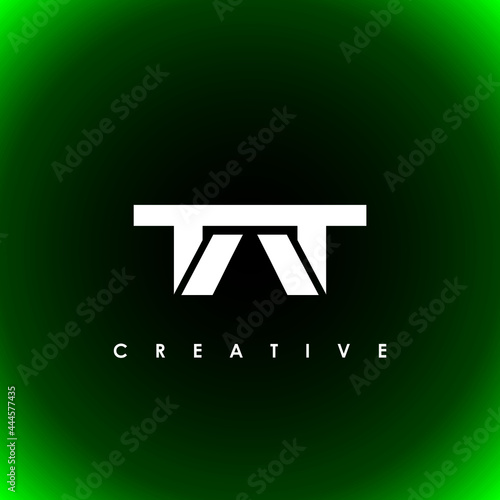 TAT Letter Initial Logo Design Template Vector Illustration