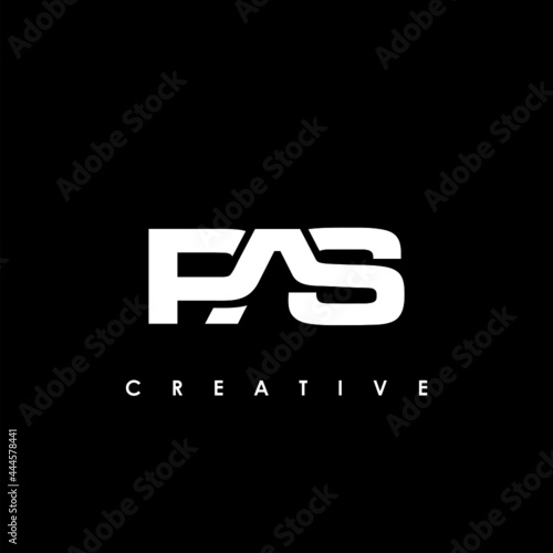 PAS Letter Initial Logo Design Template Vector Illustration