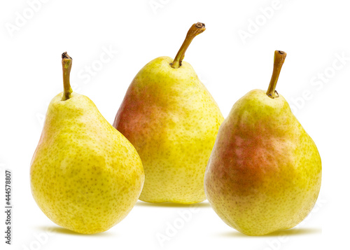 Pears isolated on white background