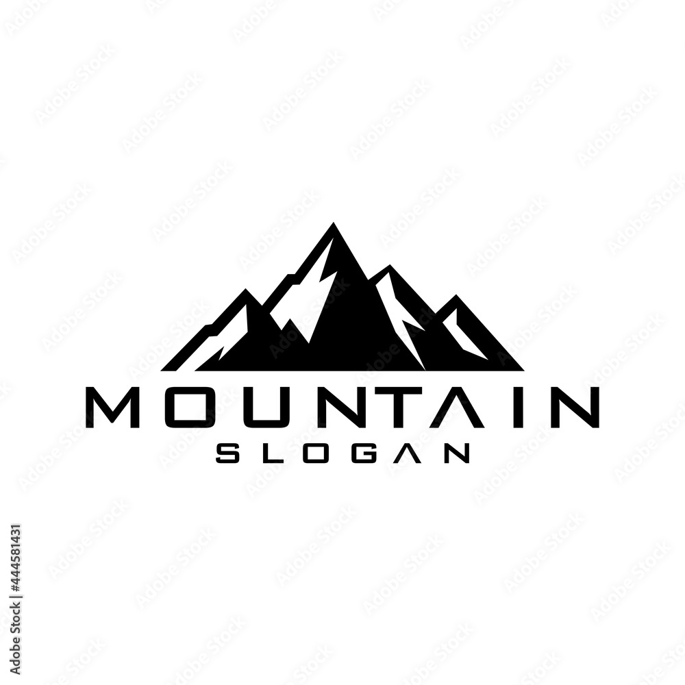 Mountain logo design vector Mountain logo design vector