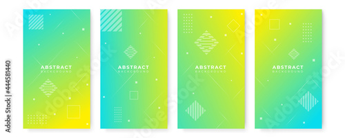 Color gradient background design. Abstract geometric background with liquid shapes. Cool background design for posters, brochure, business card, template, presentation. Vector illustration.