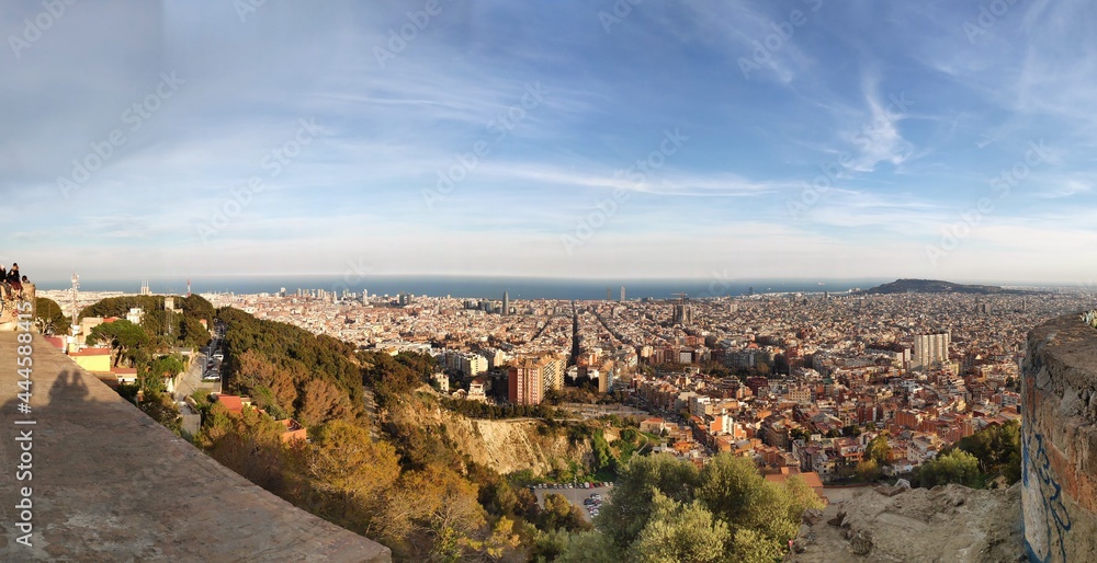 Ciudad de Barcelona en todo su resplandor 