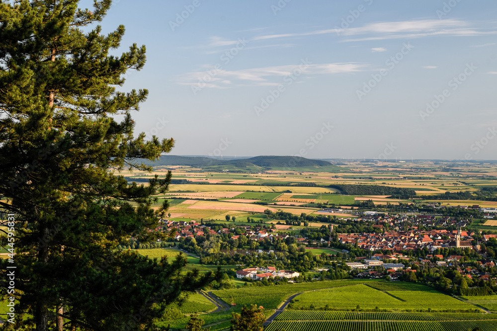 view of the countryside from the Kitzingerland 