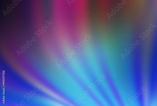 Dark Pink, Blue vector glossy abstract backdrop.