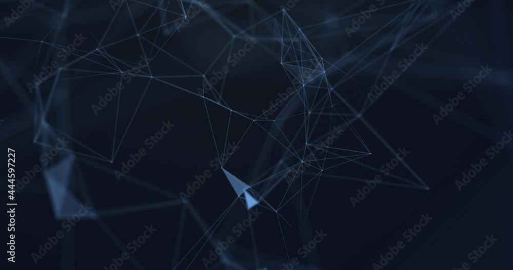 Dark Blue Abstract Background for Presentations with Plexus Lines. Geometric Background with Transforming Lines. The Concept Of Innovation, Neural Networks, Blockchain. 4K video. Dark Blue Abstract Background for Presentations with Plexus Lines. Geometric Background with Transforming Lines. The Concept Of Innovation, Neural Networks, Blockchain. 4K video.