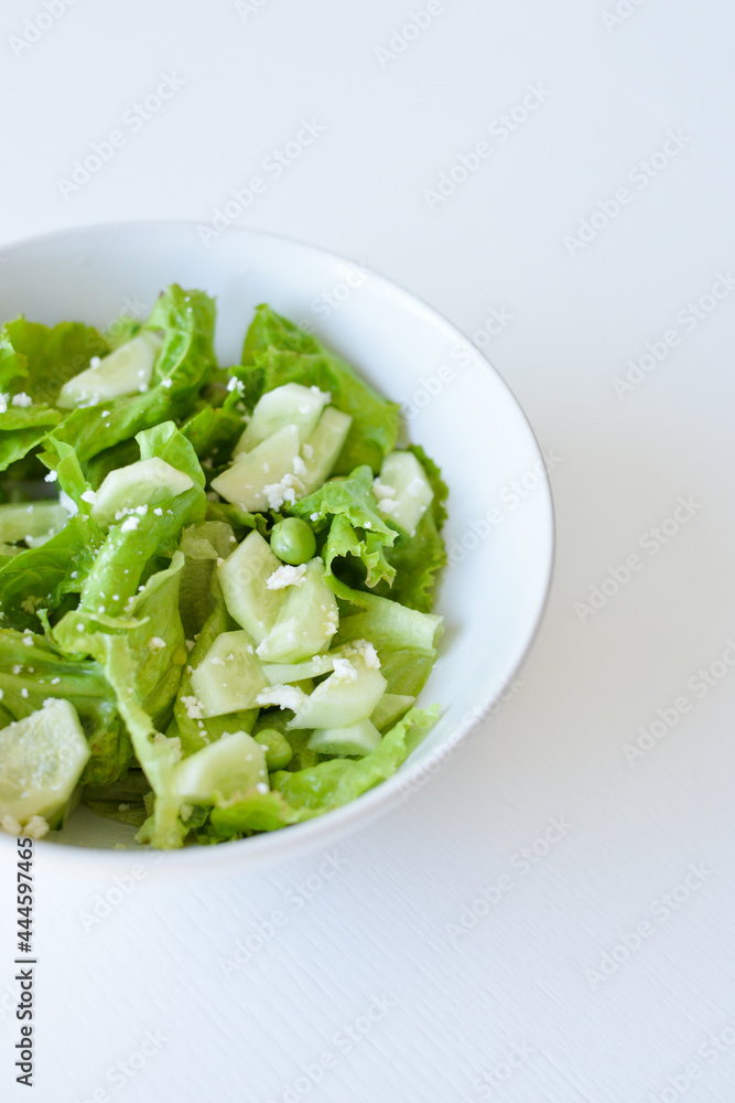 salad with green beans and cucumber salad with green beans and cucumber