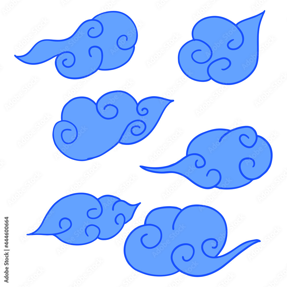 pattern Japanese Clouds pattern Japanese Clouds