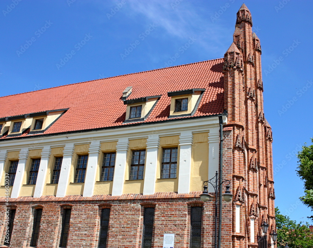 The Town Hall in Chojna - a Gothic-Baroque building, erected in the second quarter of the 14th century.