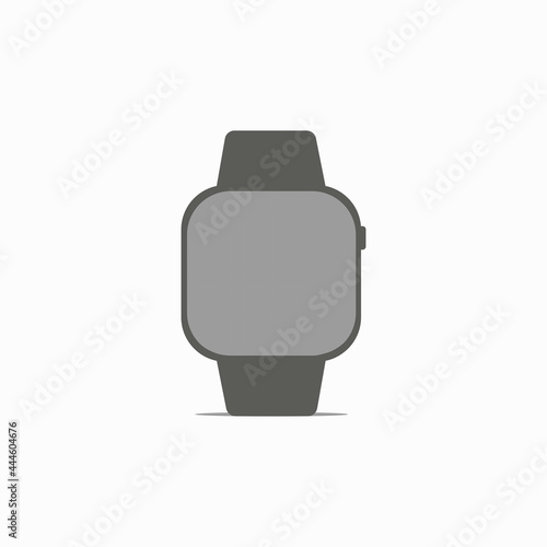 Screen mockup clock. Smartwatch icon - stock vector