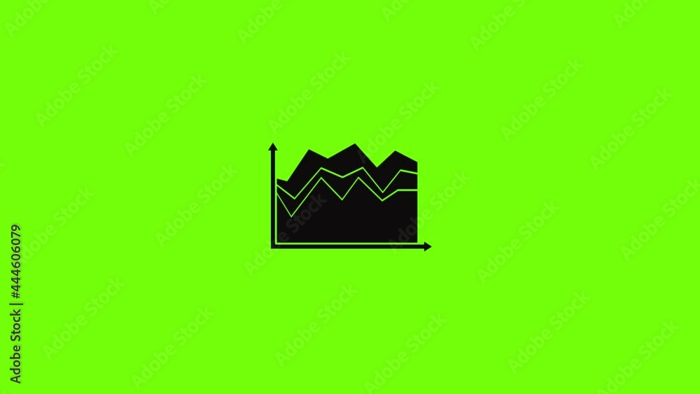 Business graph icon animation Business graph icon animation