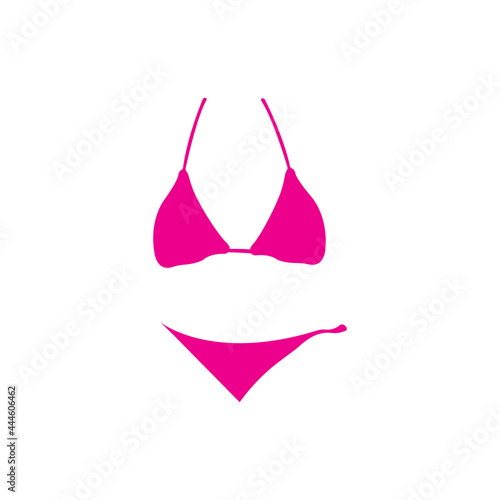 summer sexy women's clothing bikini logo icon symbol