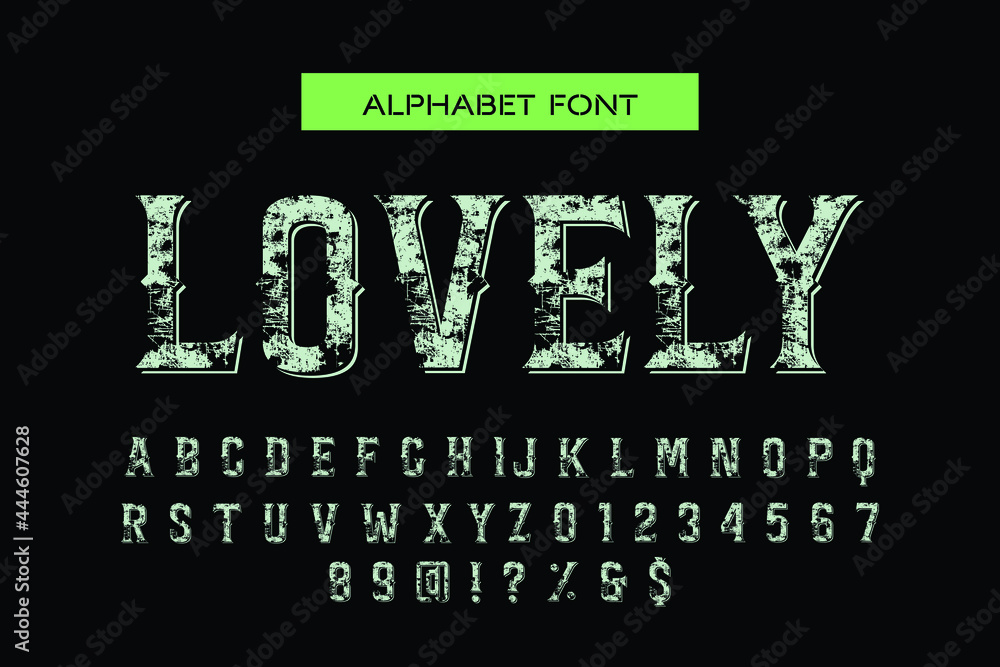 font typeface vector Typography creative font and numbers design concept. vector illustration modern alphabet and number fonts Elegant sans serif font in uppercase
