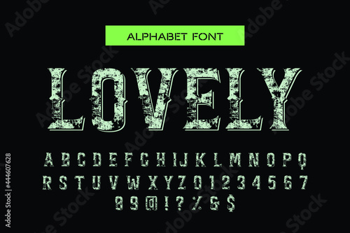font typeface vector Typography creative font and numbers design concept. vector illustration modern alphabet and number fonts Elegant sans serif font in uppercase
