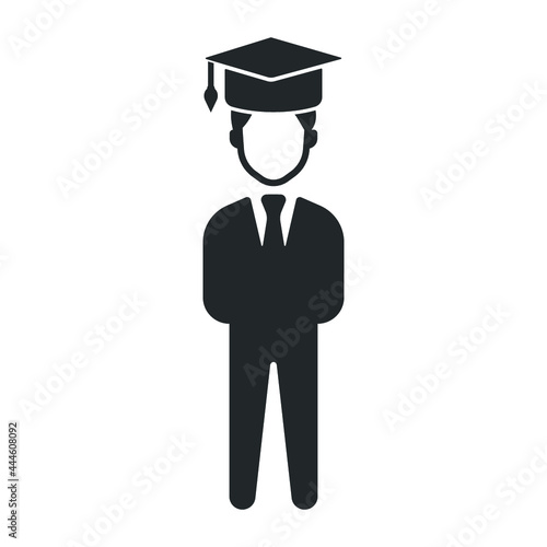 graduate with cap