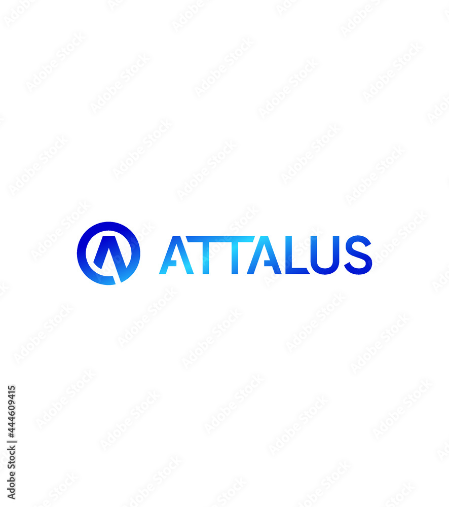 Attalus creative modern vector logo template Attalus creative modern vector logo template