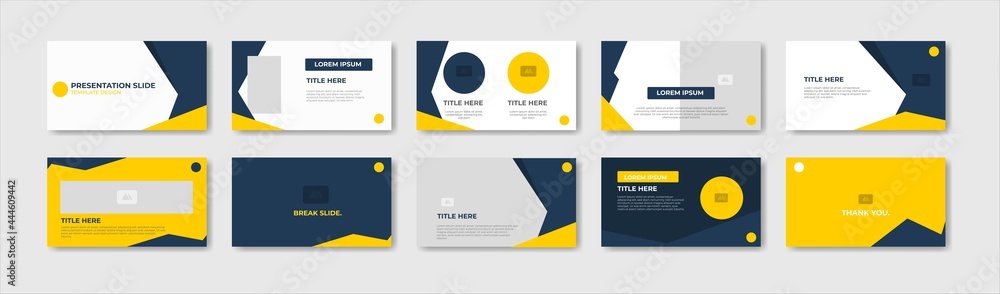 Business presentation template design. Minimalis, modern and keynote vector illustration Business presentation template design. Minimalis, modern and keynote vector illustration
