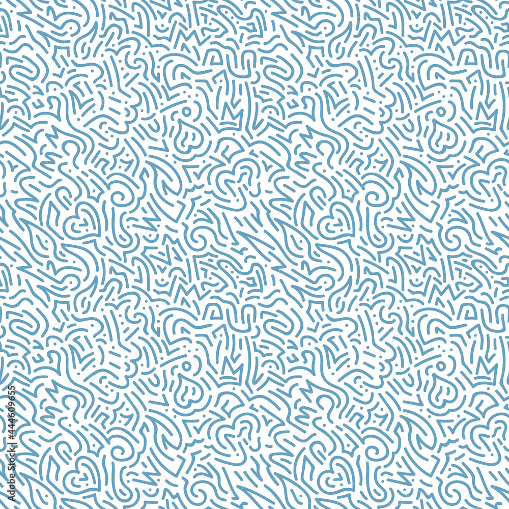 Vector drawing seamless pattern. Line hand drawn monochrome background. Ornament for fabric, wallpaper, packaging. Vector drawing seamless pattern. Line hand drawn monochrome background. Ornament for fabric, wallpaper, packaging.