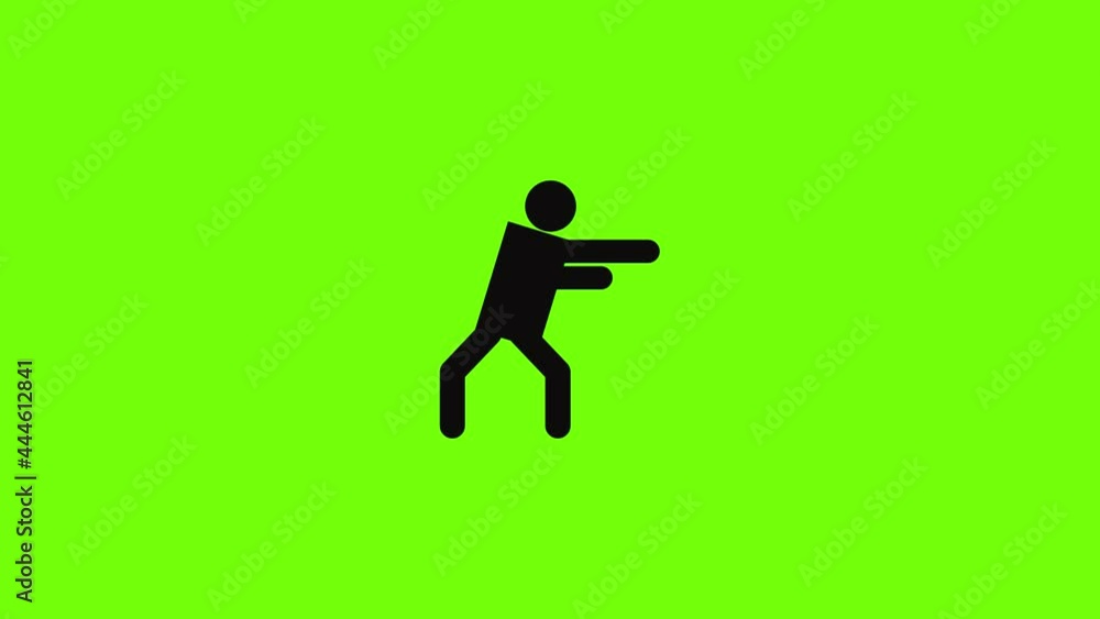 Stick figure stickman icon animation Stick figure stickman icon animation