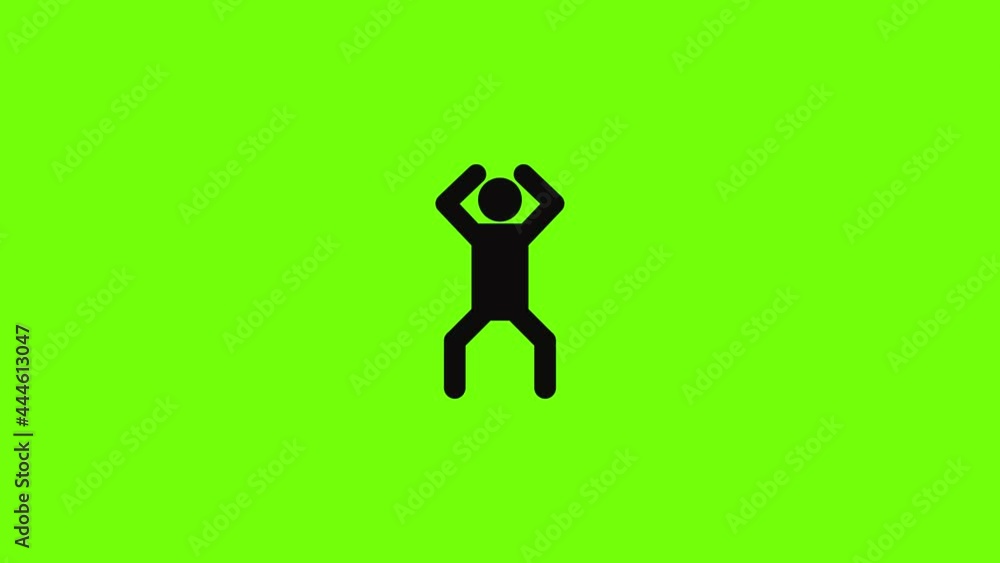 Stick figure stickman icon animation Stick figure stickman icon animation