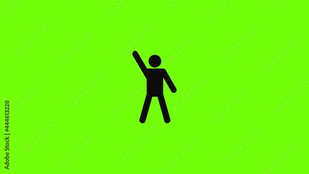 Stick figure stickman icon animation Stick figure stickman icon animation