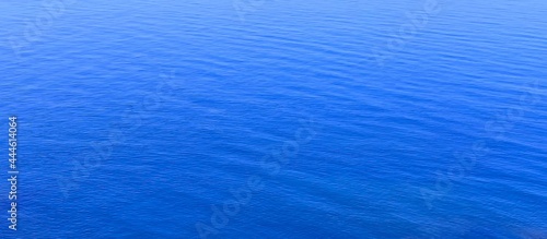 Blue sea water surface. Beautiful blue sea calm background. Blue water surface