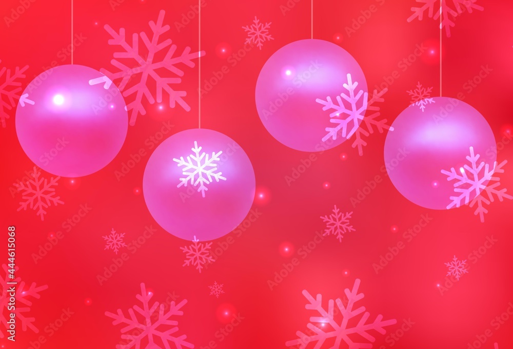Light Red vector template in carnival style. Light Red vector template in carnival style.