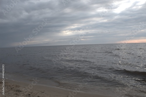 Summer morning on a calm sea