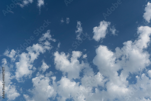 Beautiful background of sky and clouds  copy space for text  natural backgrounds