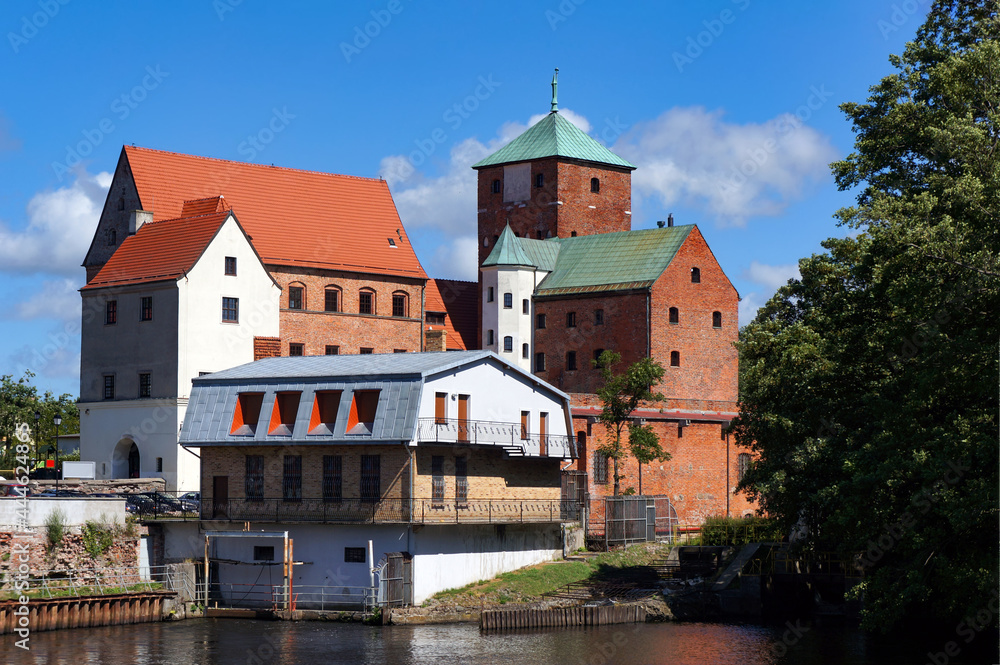 Medieval castle in Darlowo, Poland.