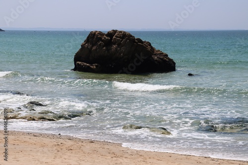 waves on the beach