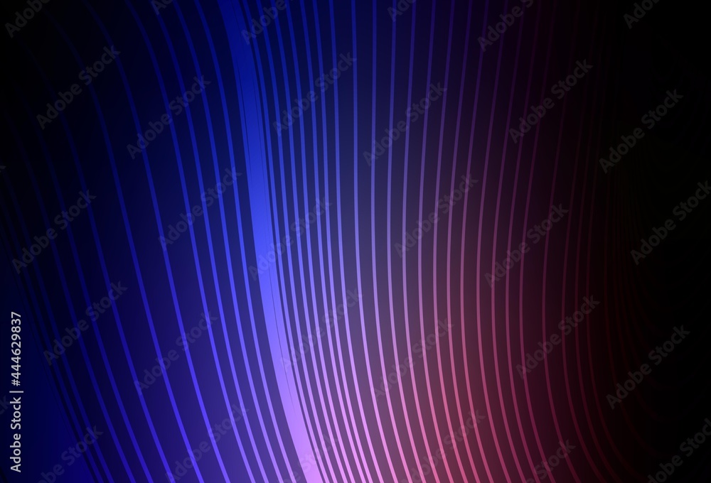 Dark Pink, Blue vector pattern with sharp lines.