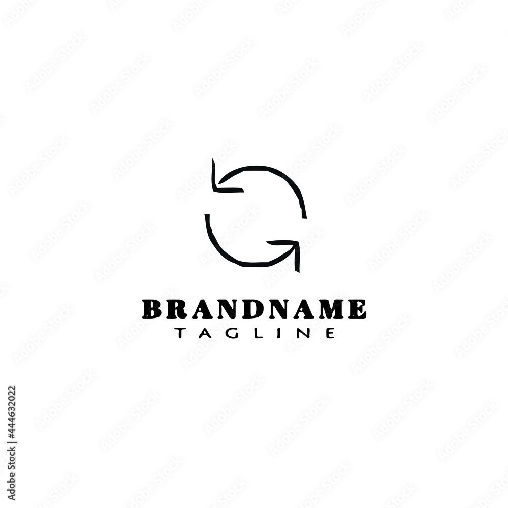 refresh logo cartoon icon vector illustration refresh logo cartoon icon vector illustration
