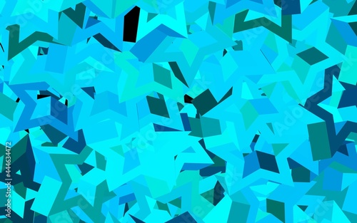 Dark BLUE vector layout with lines, triangles.