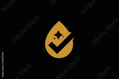 Clean logo design vector. Fresh home clean illustration sign.