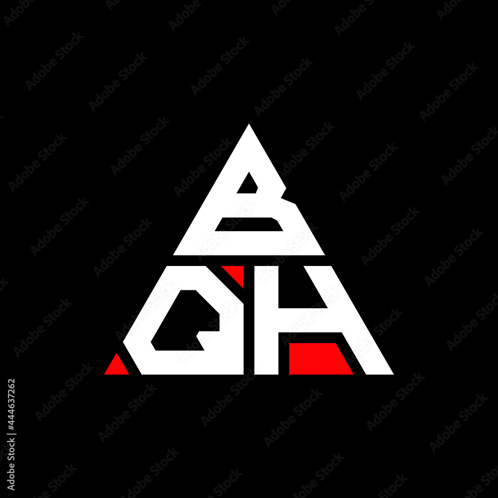 BQH triangle letter logo design with triangle shape. BQH triangle logo design monogram. BQH triangle vector logo template with red color. BQH triangular logo Simple, Elegant, and Luxurious Logo. BQH BQH triangle letter logo design with triangle shape. BQH triangle logo design monogram. BQH triangle vector logo template with red color. BQH triangular logo Simple, Elegant, and Luxurious Logo. BQH