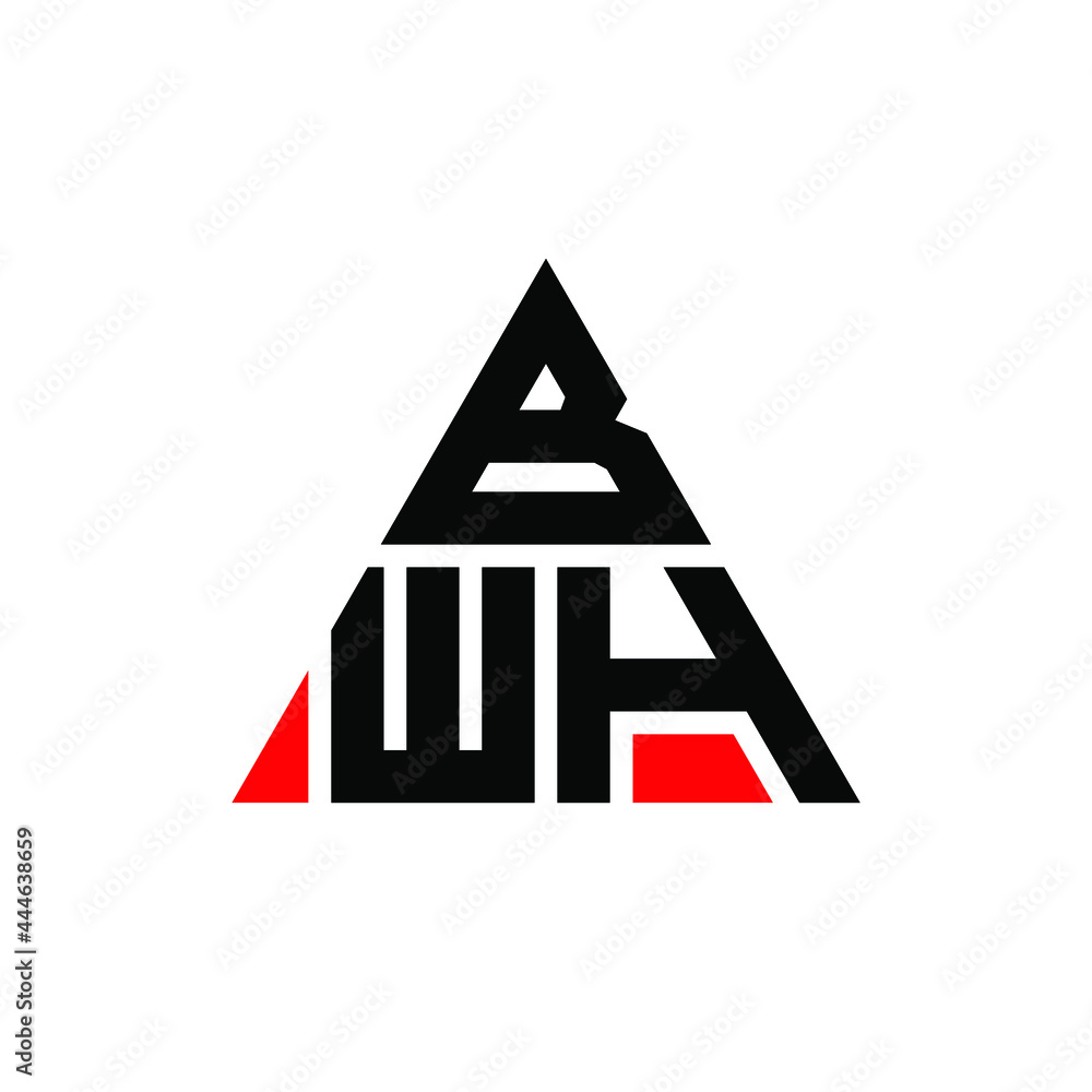 BWH triangle letter logo design with triangle shape. BWH triangle logo design monogram. BWH triangle vector logo template with red color. BWH triangular logo Simple, Elegant, and Luxurious Logo. BWH BWH triangle letter logo design with triangle shape. BWH triangle logo design monogram. BWH triangle vector logo template with red color. BWH triangular logo Simple, Elegant, and Luxurious Logo. BWH