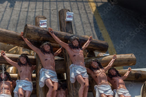 Plastic Jesus on the cross idols for sale