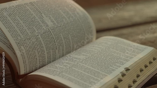 Holy Bible Close-Up