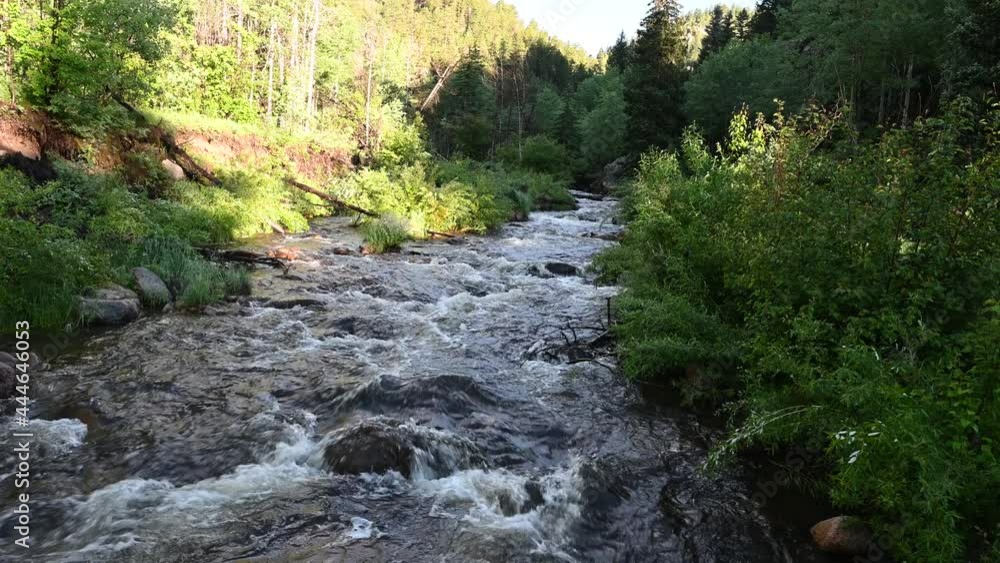 North Fork Big Thompson River in Comanchee Peak Wilderness, Colorado, USA North Fork Big Thompson River in Comanchee Peak Wilderness, Colorado, USA