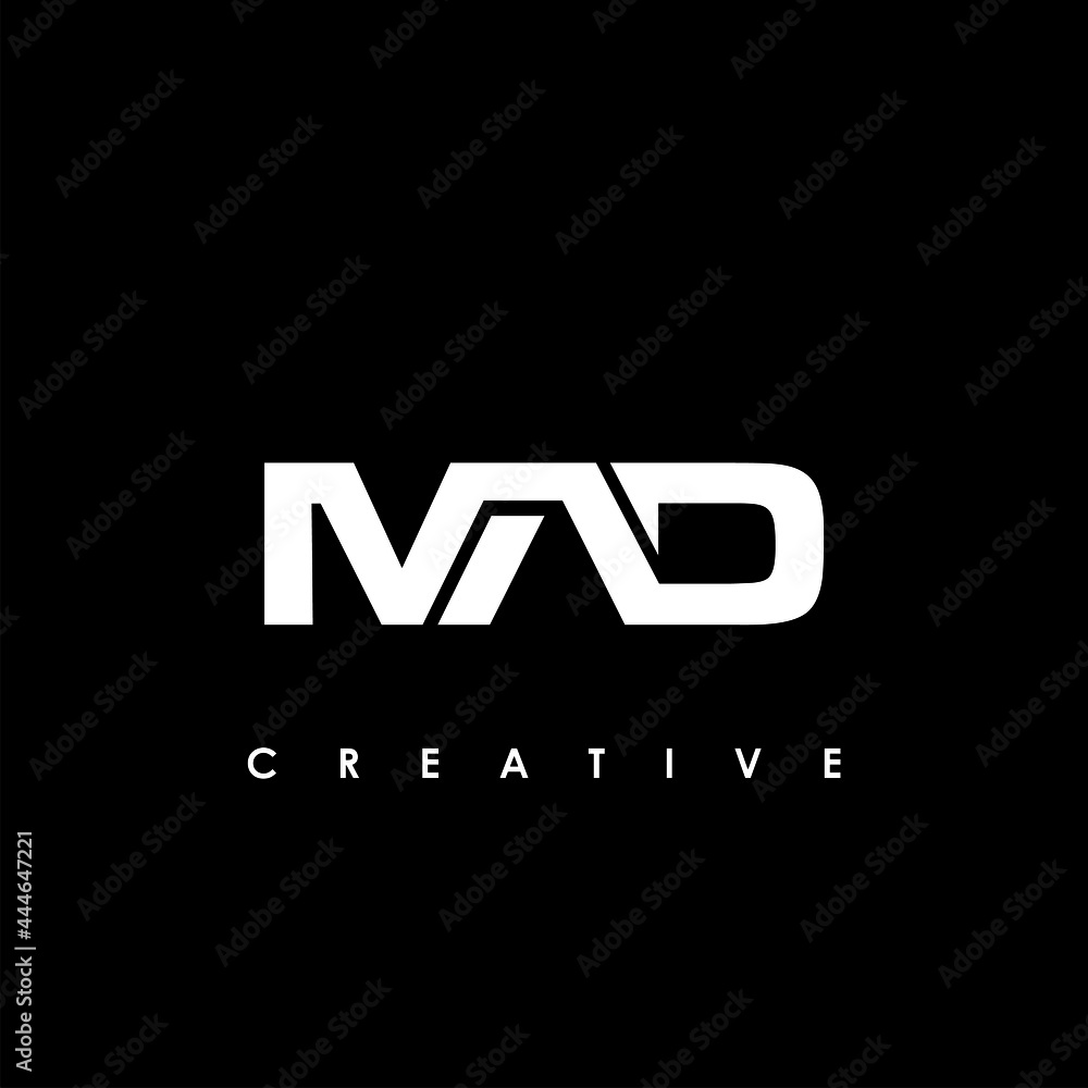 MAD Letter Initial Logo Design Template Vector Illustration