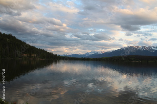 Evening On Pyramid Lake, Jasper National Park, Alberta