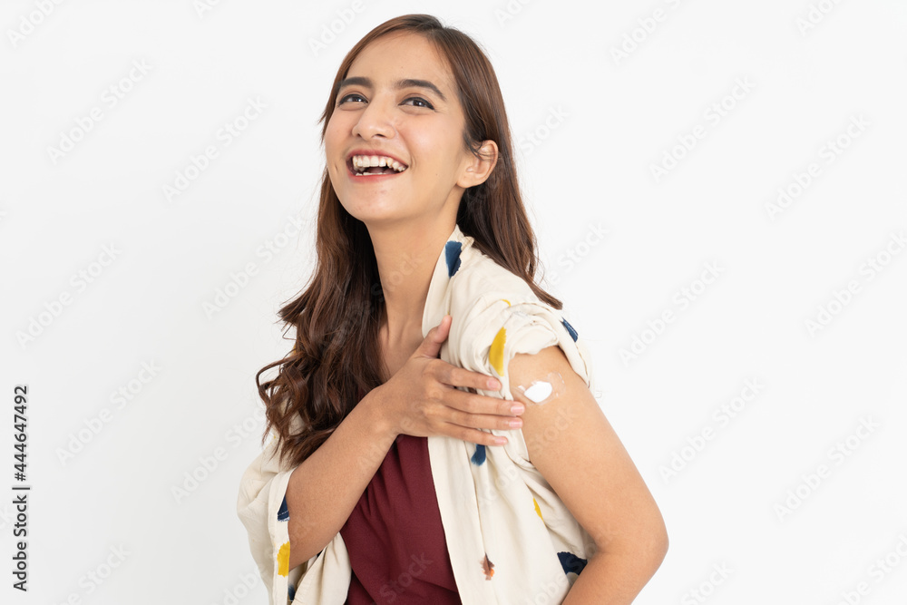 Asian Patient Getting Vaccinated Against Coronavirus by doctor Asian Patient Getting Vaccinated Against Coronavirus by doctor