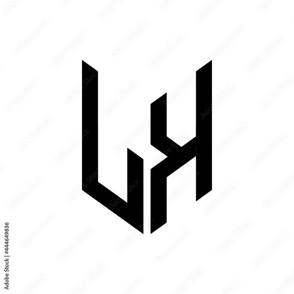 initial letters monogram logo black LK initial letters monogram logo black LK