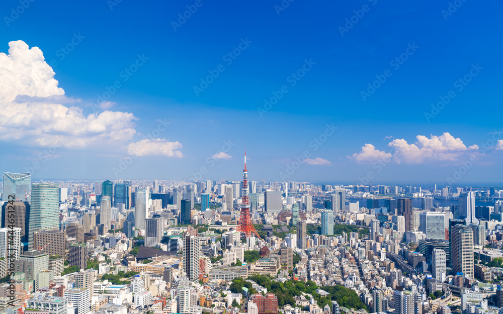 東京風景　夏空