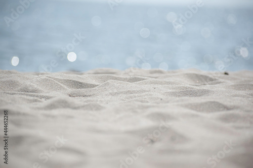 Sand and Sparkling Ocean Background photo