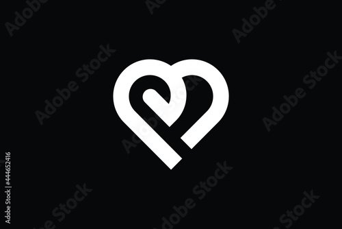 MP logo letter design on luxury background. PM logo monogram initials letter concept. MP icon logo design. PM elegant and Professional letter icon design on black background. M P PM MP