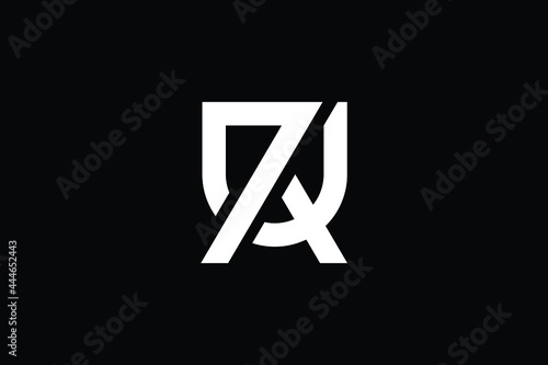 RU logo letter design on luxury background. UR logo monogram initials letter concept. RU icon logo design. UR elegant and Professional letter icon design on black background. U R RU UR